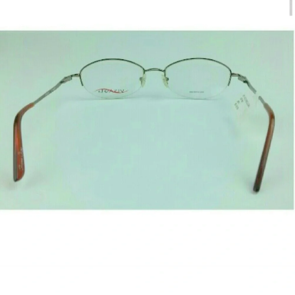 Visage Women Eyeglass Frames Chenille Brown Metal 4951688 Oval 52-18-135 mm New